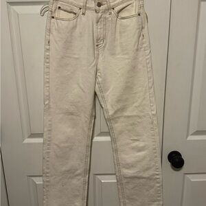 BDG Cream Straight Jeans